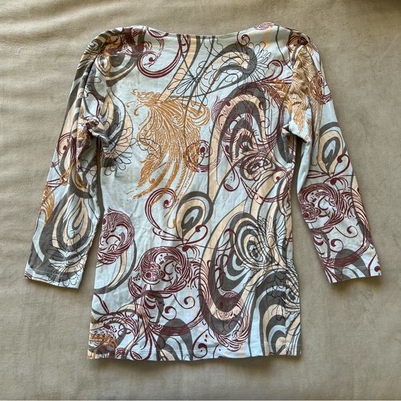 CABI boho summer blouse - Picture 2 of 4